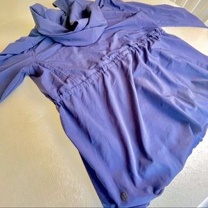 Lululemon zip-up jacket with hood navy size 8